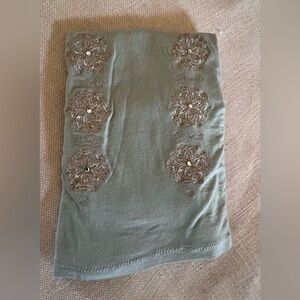 The Limited Sage Embroidered top